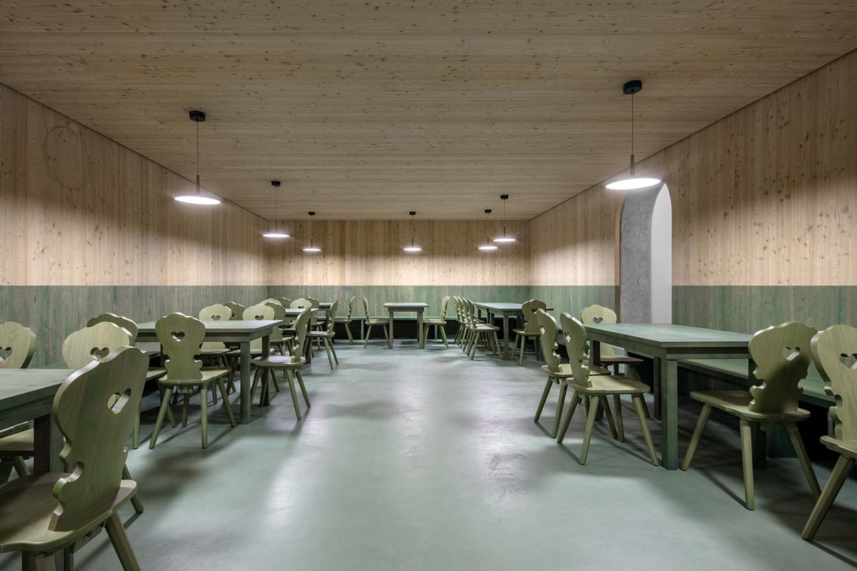 Schießstand Interior Design in Südtirol von Andreas Gruber Architekten