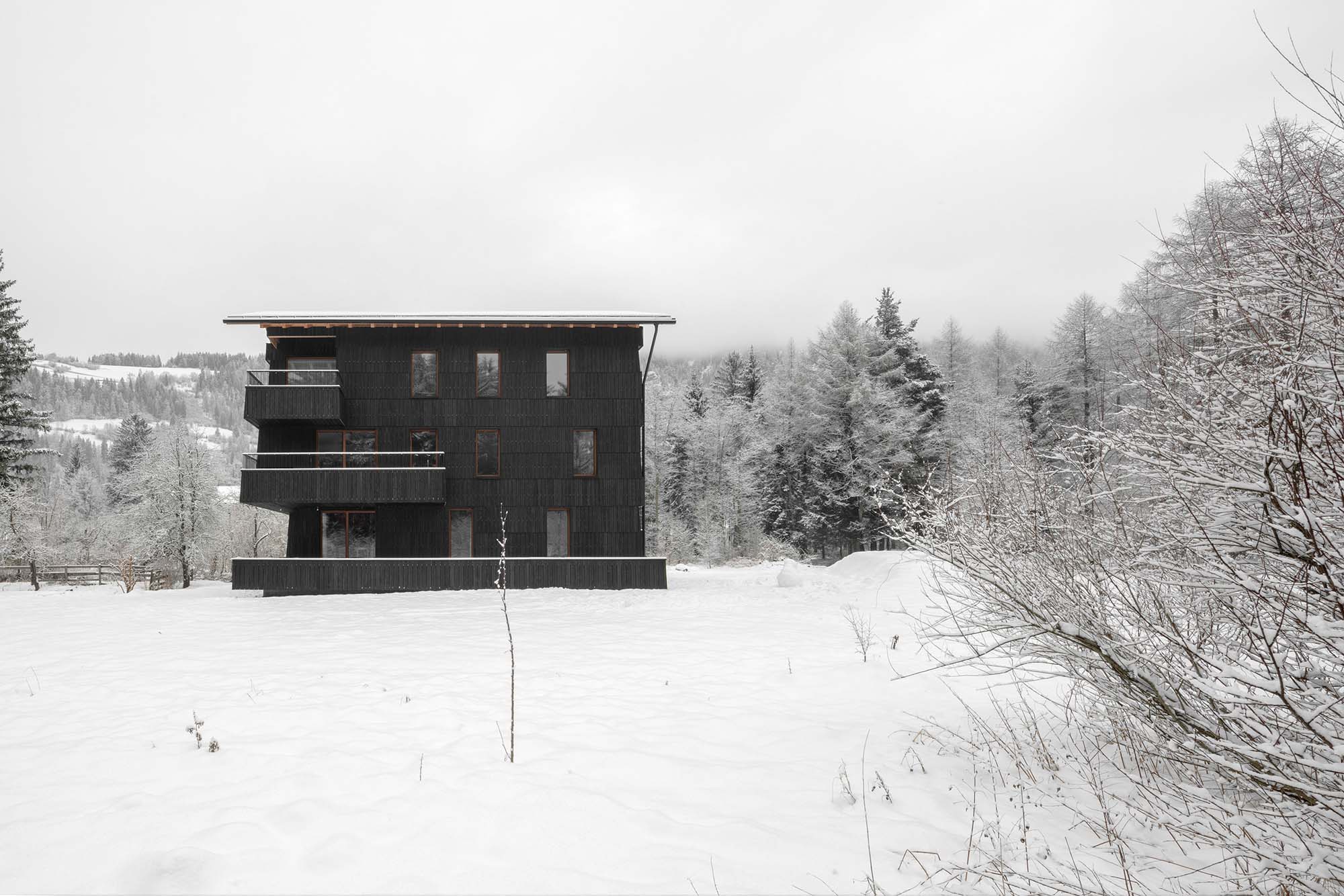 Leander Residential Building in South Tyrol. Architecture by Andreas Gruber Architects