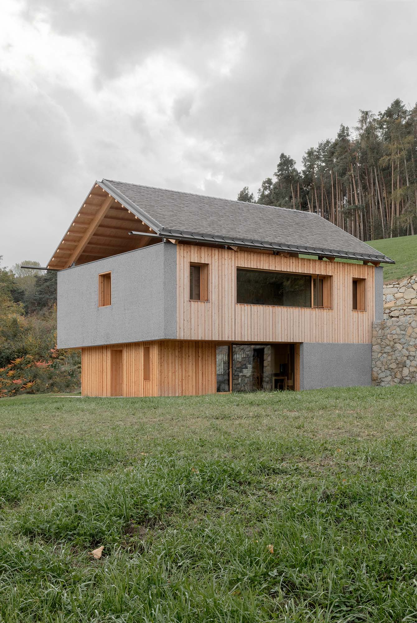 Habitat BC Residential Building in South Tyrol. Architecture by Andreas Gruber Architects