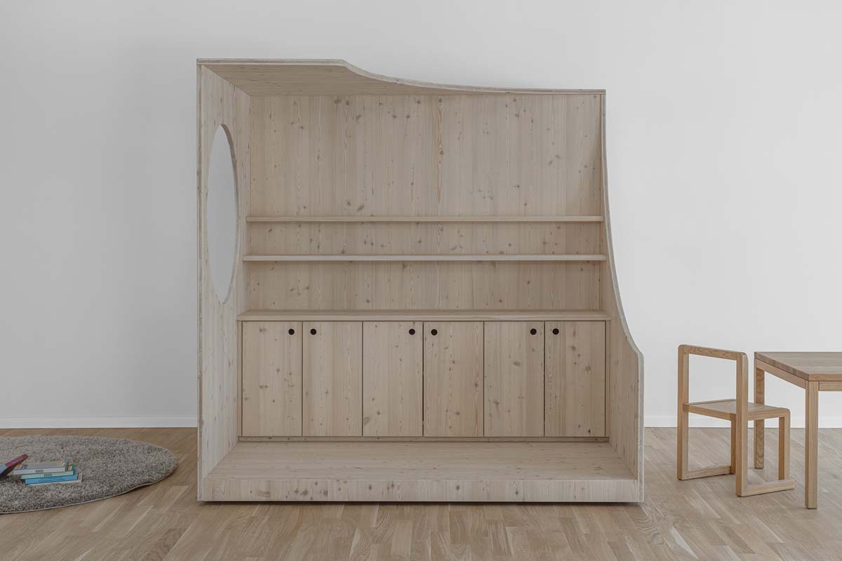 Kindergarten Enneberg in Südtirol. Architektur von Andreas Gruber Architekten