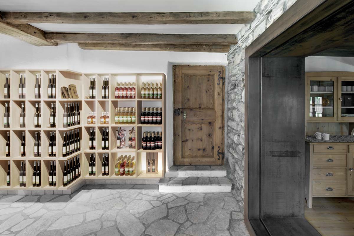 Hofladen Bauernhof Steirer Wiesen Umbau im Altbau von Andreas Gruber Architekten