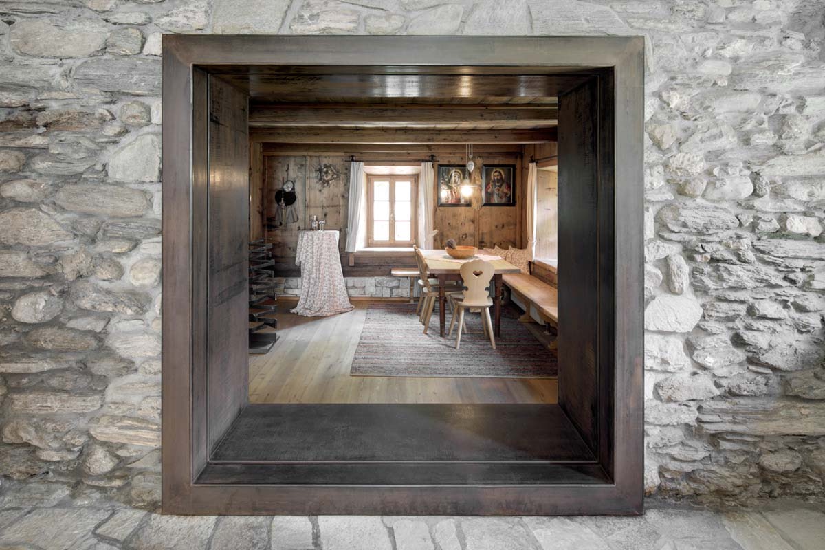 Hofladen Bauernhof Steirer Wiesen Umbau im Altbau von Andreas Gruber Architekten